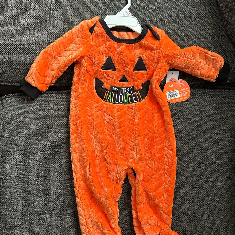 Halloween Pumpkin Bodysuit for Kids